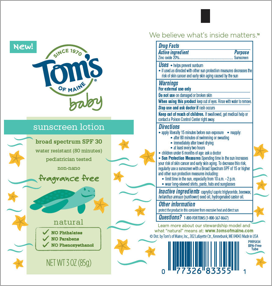 Toms Baby Sunscreen Fragrance Free Sunscreen | Zinc Oxide Cream while Breastfeeding