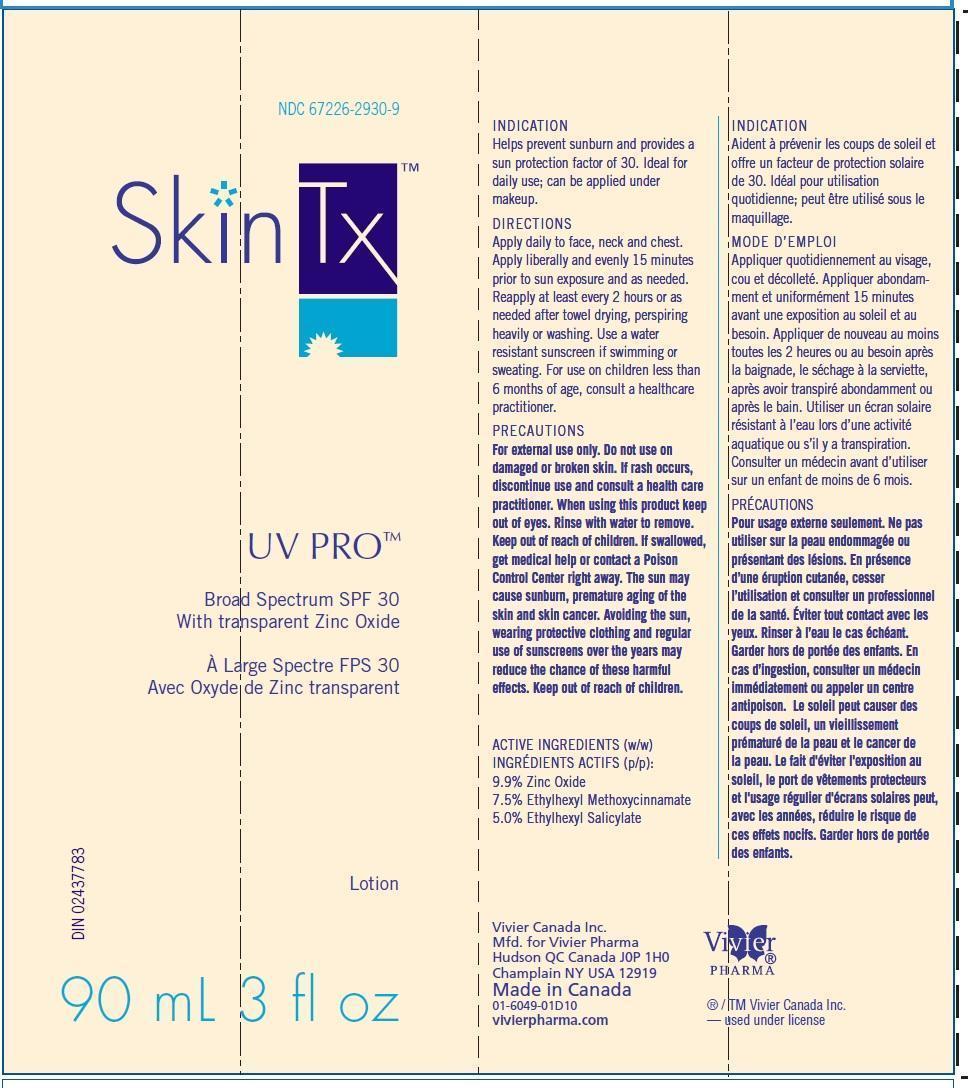 Skintx Uv Pro Broad Spectrum Spf30 | Zinc Oxide, Octinoxate, Octisalate Lotion while Breastfeeding