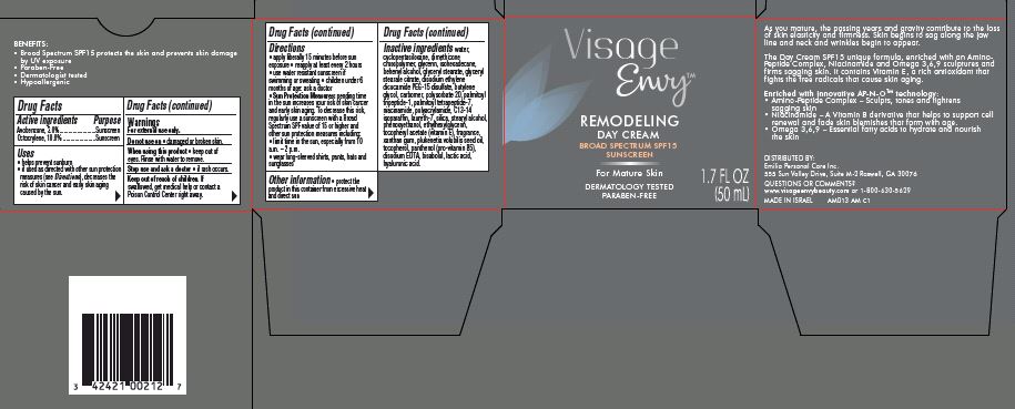 Visage Envy Remodeling Day Cream Spf15 | Avobenzone, Octocrylene Cream Breastfeeding