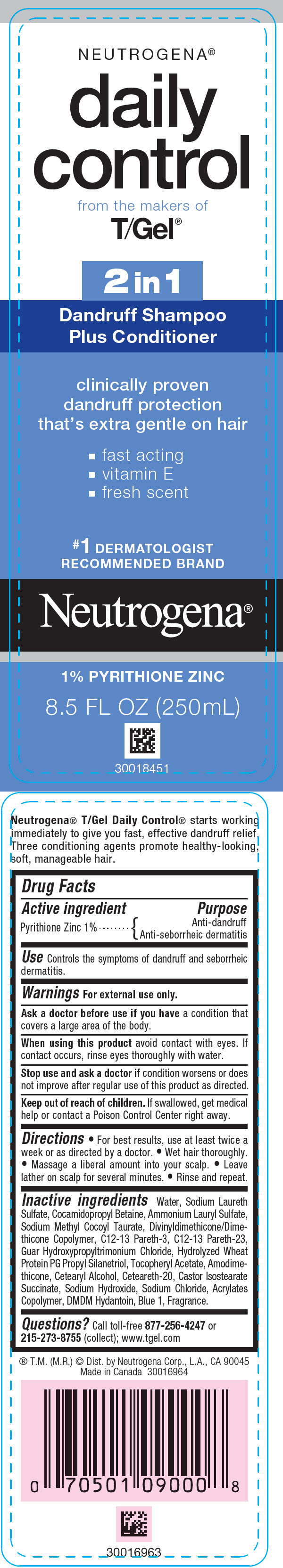 Neutrogena Tgel Daily Control 2 In 1 | Pyrithione Zinc Shampoo while Breastfeeding