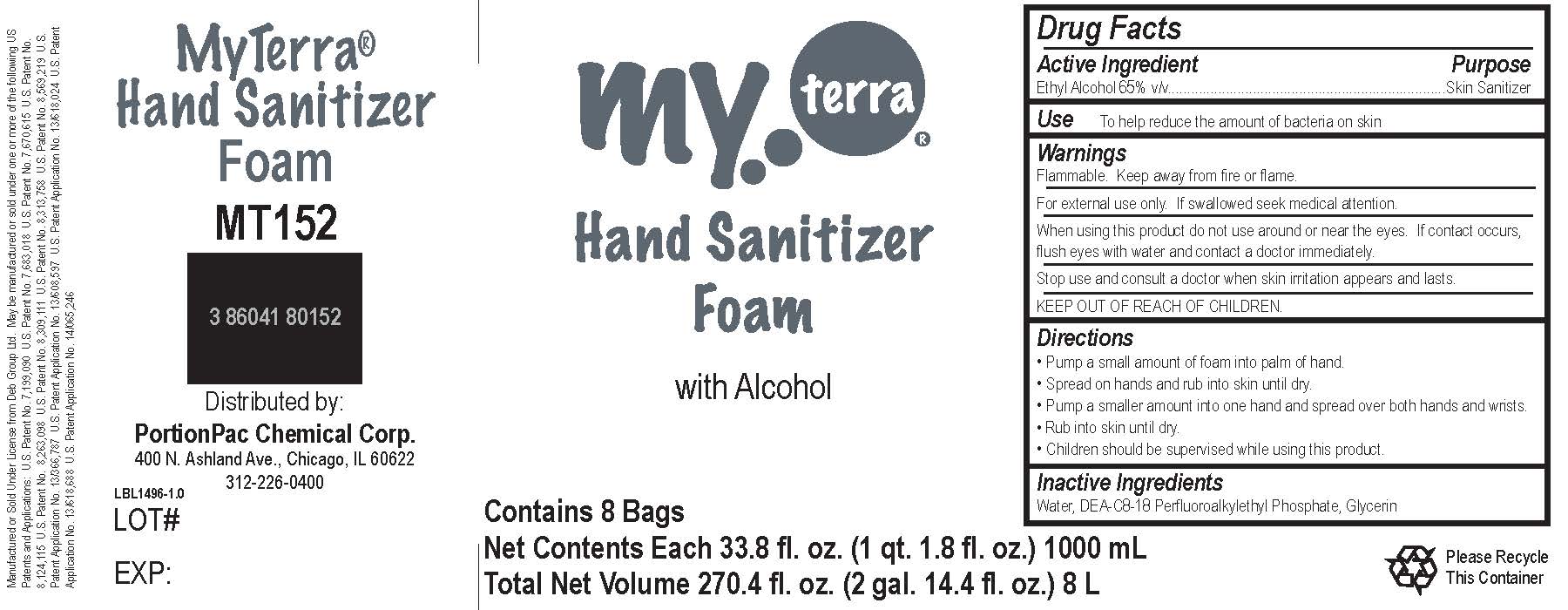 Myterra Hand Sanitizer Foam | Alcohol Soap Breastfeeding