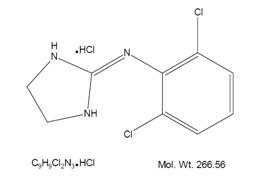 Figure 1: Mean Clonidine Concentration-Time Profiles after Single Dose Administration