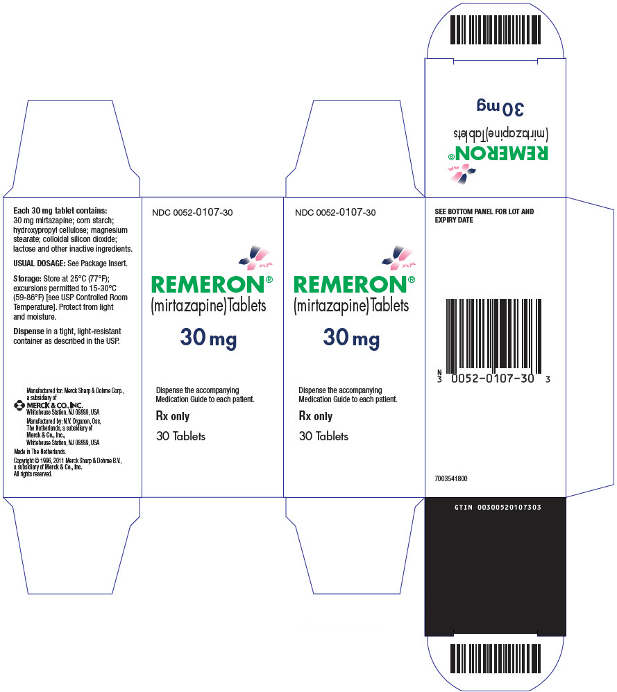 PRINCIPAL DISPLAY PANEL - 30 mg Tablet Bottle Carton