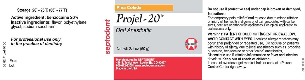 Projel-20 | Benzocaine Gel while Breastfeeding