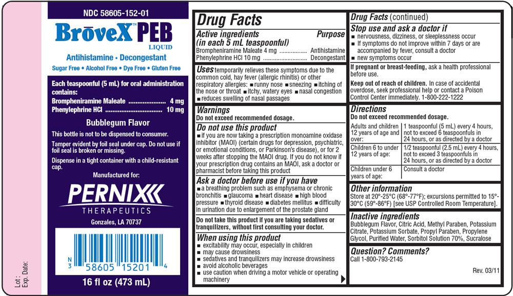 Brovex Peb | Brompheniramine Maleate And Phenylephrine Hydrochloride Liquid Breastfeeding