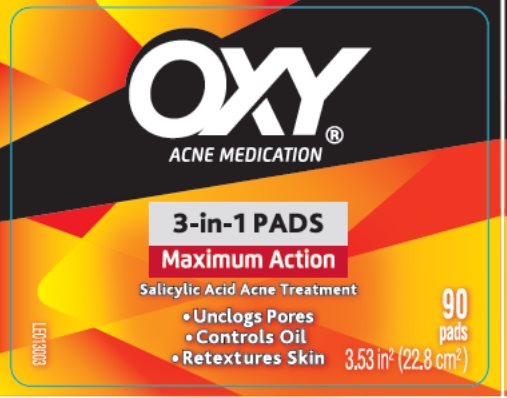 Oxy 3 In 1 Pads Maximum Action | Salicylic Acid Swab Breastfeeding