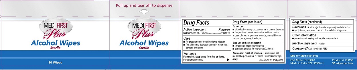 Medi-first Plus Sterile Alcohol Pads | Isopropyl Alcohol Liquid while Breastfeeding