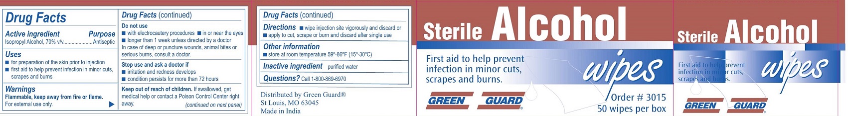 Green Guard Sterile Alcohol Pads | Isopropyl Alcohol Liquid while Breastfeeding