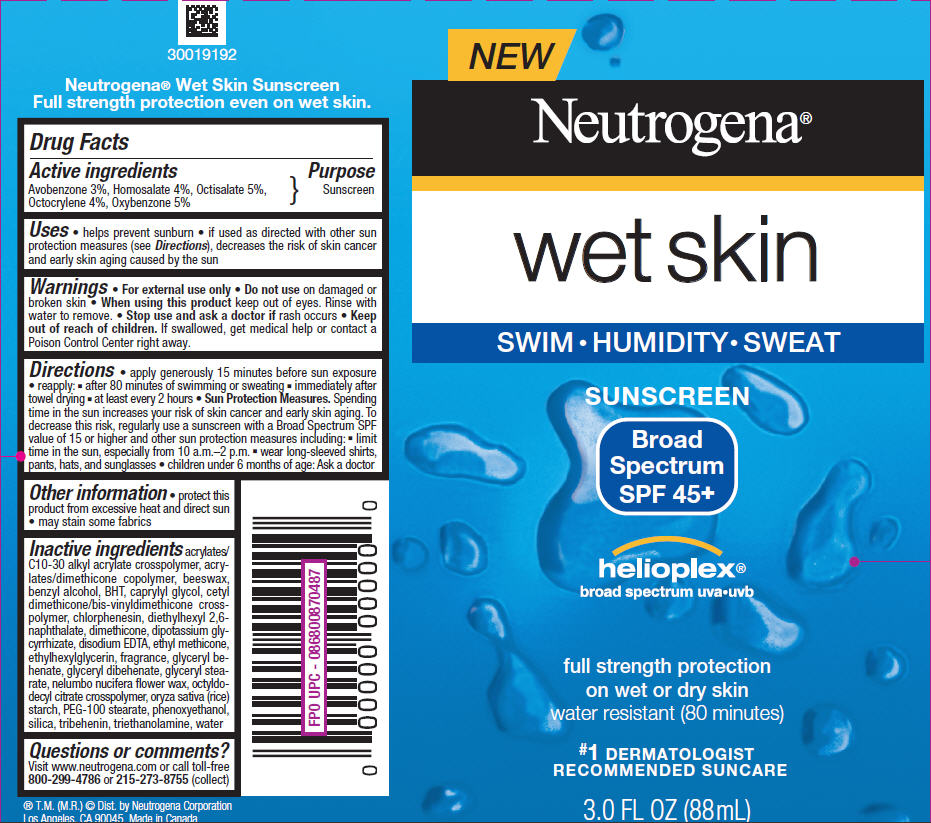 Neutrogena Wet Skin Swim Humidity Sweat Sunscreen Broad Spectrum Sfp45 Plus Breastfeeding