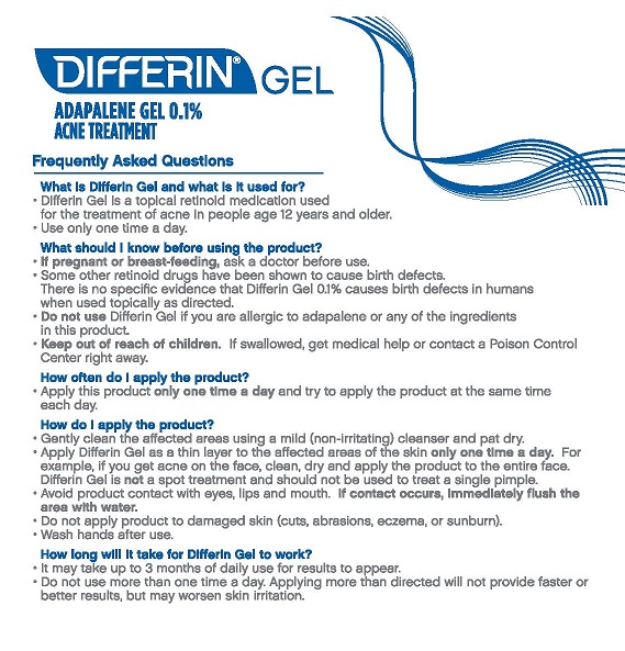 P54379-0 Differin 0.1 Gel Insert Page 1