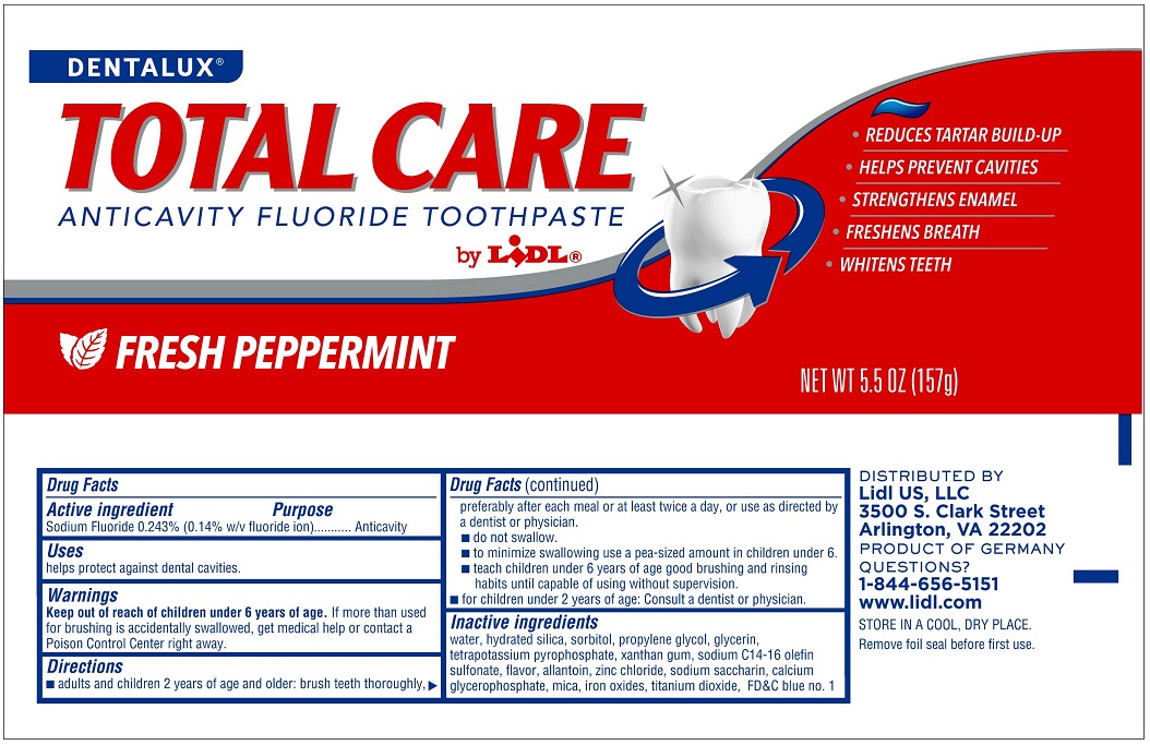 Is Dentalux Total Care | Sodium Fluoride Paste safe while breastfeeding