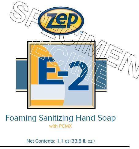 Zep E-2 Foaming Sanitizing Hand Cleaner | Chloroxylenol Liquid while Breastfeeding