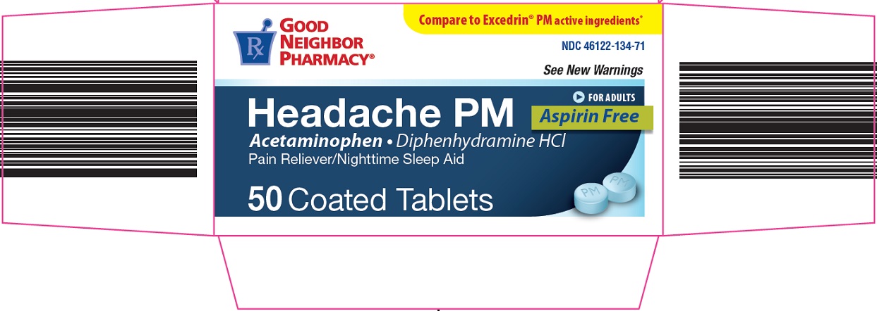 Good Neighbor Pharmacy Headache Pm | Acetaminophen, Diphenhydramine Hcl Tablet Breastfeeding