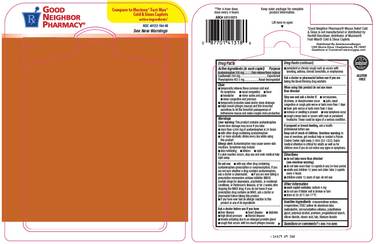 Is Good Neighbor Pharmacy Mucus Relief Cold And Sinus safe while breastfeeding