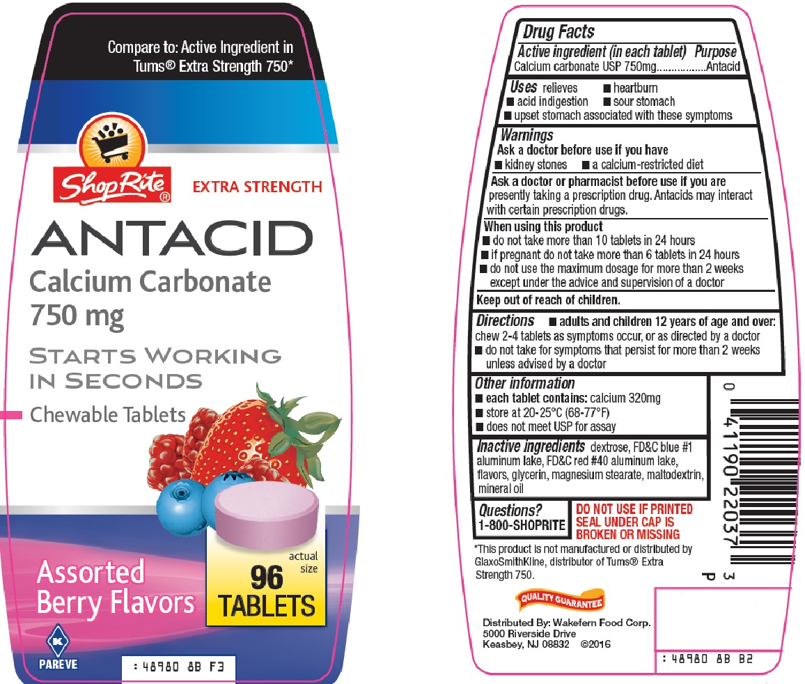 Shoprite Antacid | Calcium Carbonate Tablet, Chewable Breastfeeding