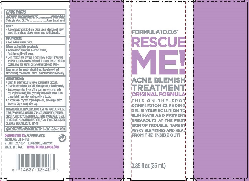 Rescue Me Acne Blemish Treatment Original Formula | Salicylic Acid Gel Breastfeeding