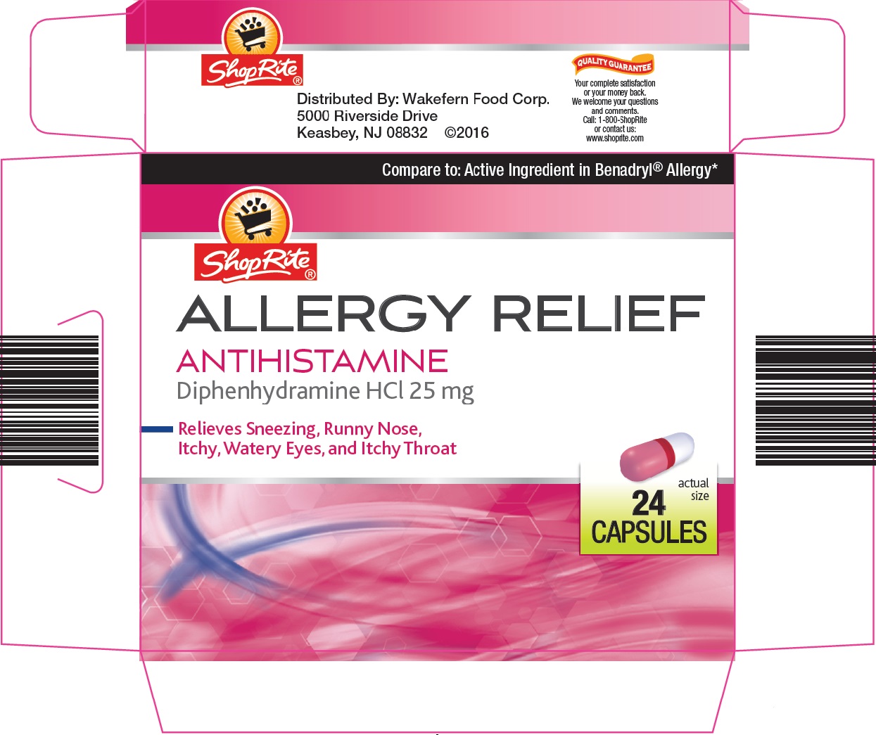 Shoprite Allergy Relief | Diphenhydramine Hcl Capsule Breastfeeding