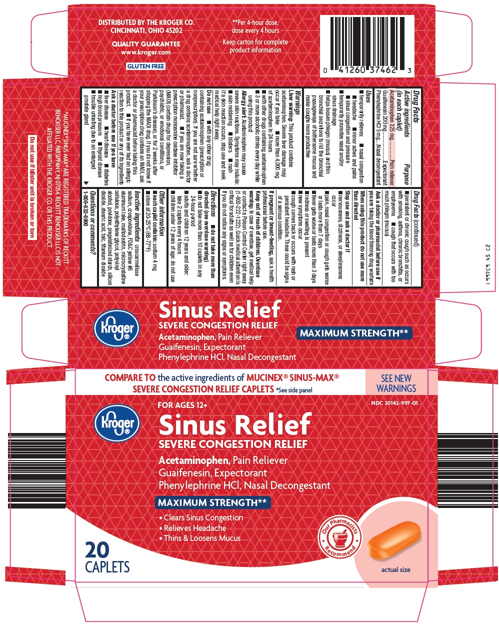 Sinus Relief | Acetaminophen, Guaifenesin, Phenylephrine Hcl Capsule while Breastfeeding