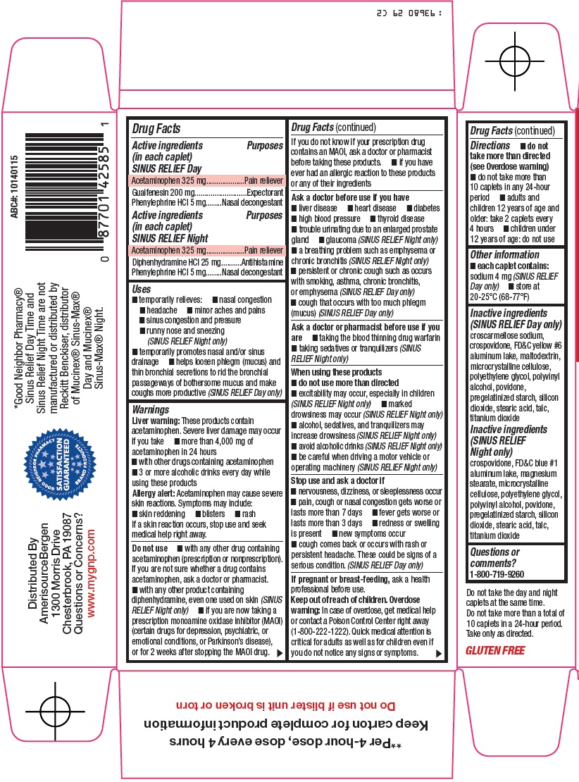 Is Good Neighbor Pharmacy Sinus Relief Day Time Night Time safe while breastfeeding