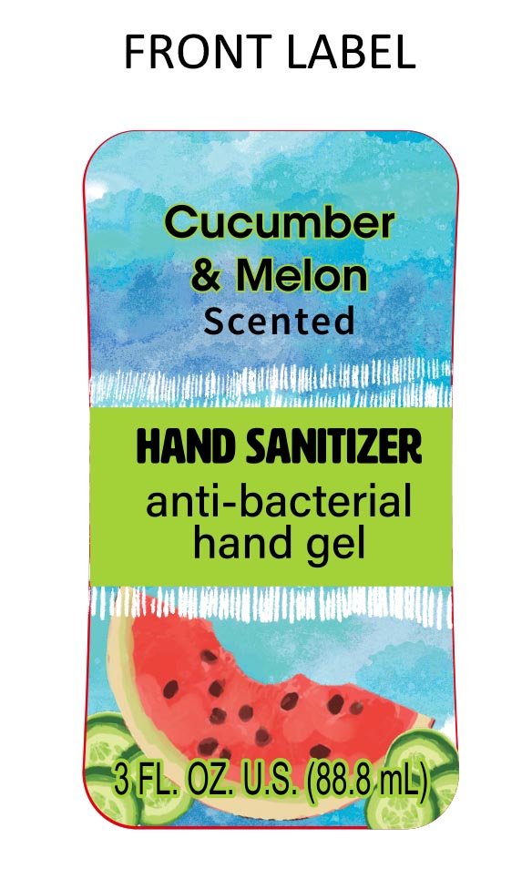 Cucumber Melon Scented Hand Sanitizer | Ethyl Alcohol Gel while Breastfeeding