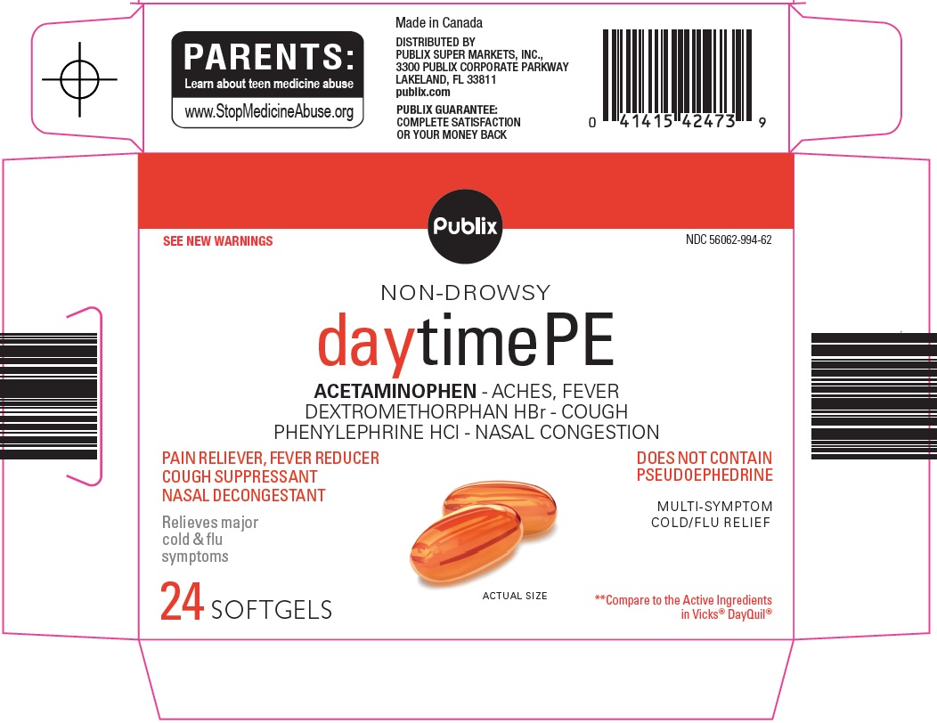 Daytime Pe | Acetaminophen, Dextromethorphan Hbr, Phenylephrine Hcl Capsule Breastfeeding