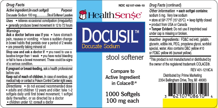 Health Sense Docusil | Docusate Sodium Capsule Breastfeeding