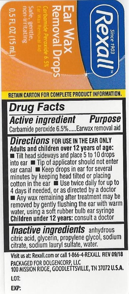 Is Rexall Earwax Removal | Carbamide Peroxide Kit safe while breastfeeding