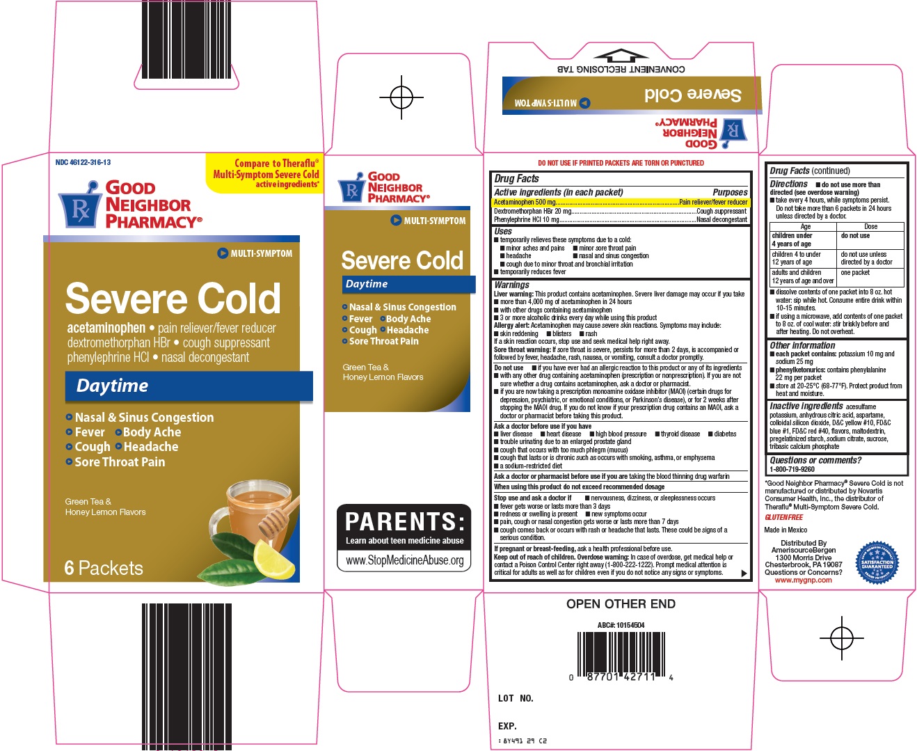 Good Neighbor Pharmacy Severe Cold Breastfeeding