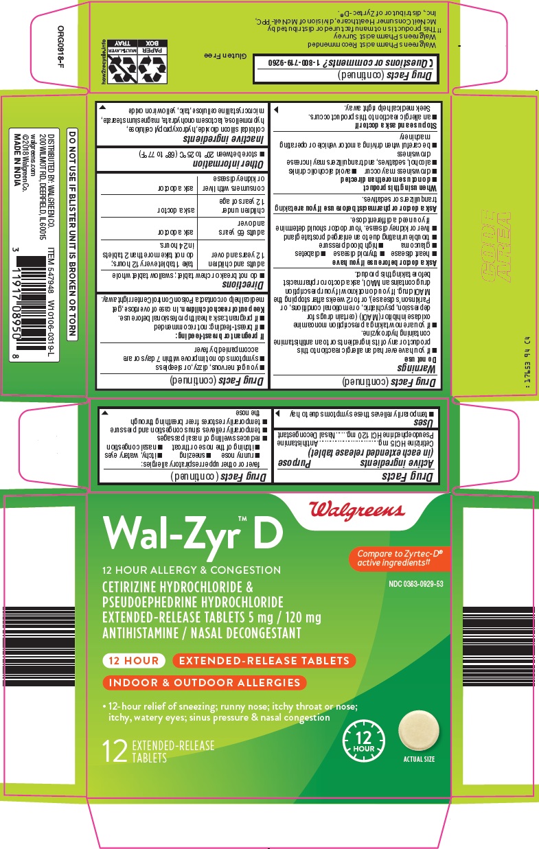 Wal Zyr D | Cetirizine Hcl, Pseudoephedrine Hcl Tablet, Extended Release while Breastfeeding