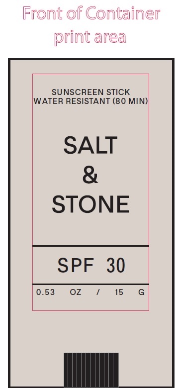 Is Salt And Stone Spf 30 Sunscreen | Zinc Oxide Stick safe while breastfeeding