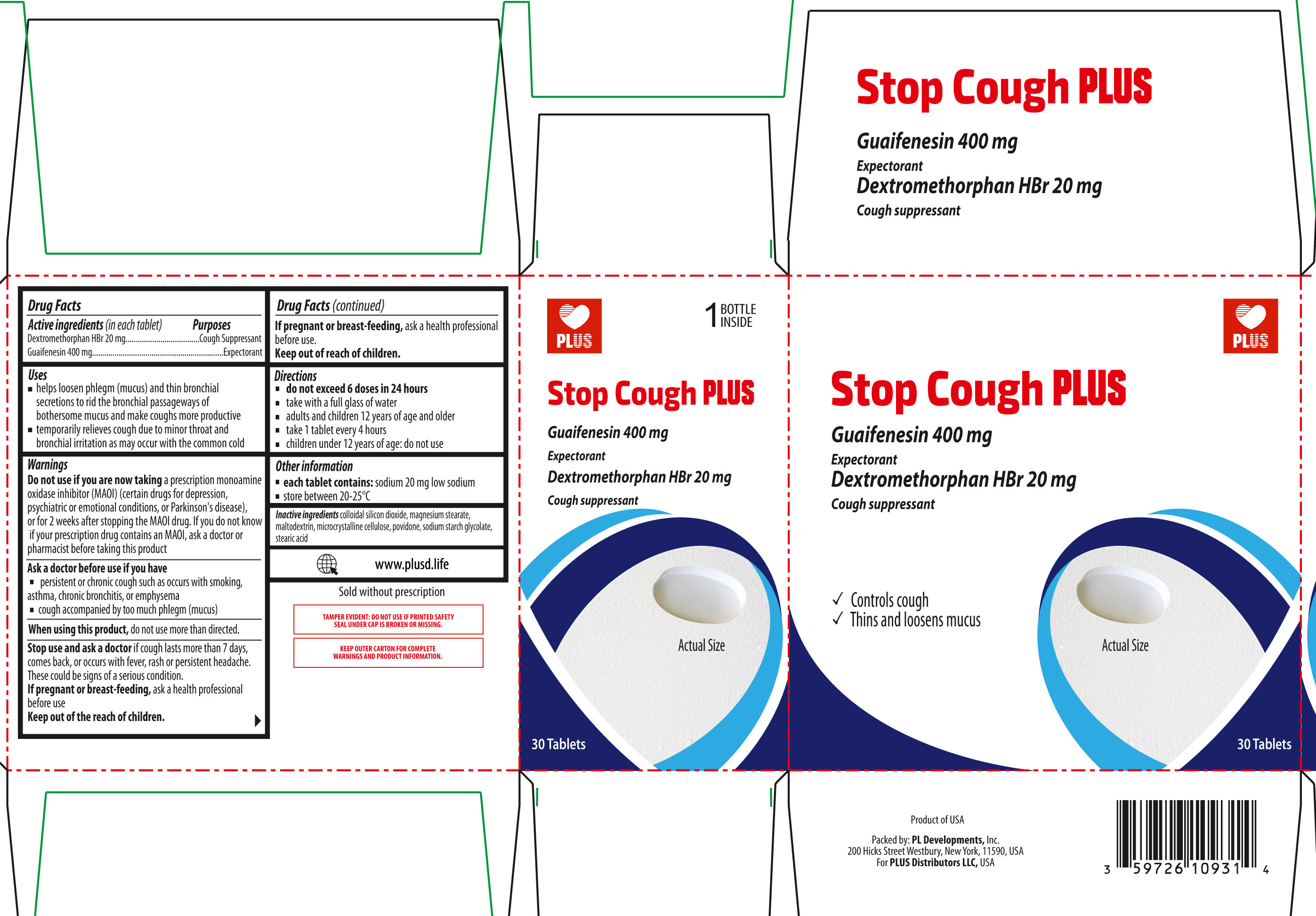 Stop Cough Plus | Dextromethorphan Hydrobromide And Guaifenesin Tablet Breastfeeding