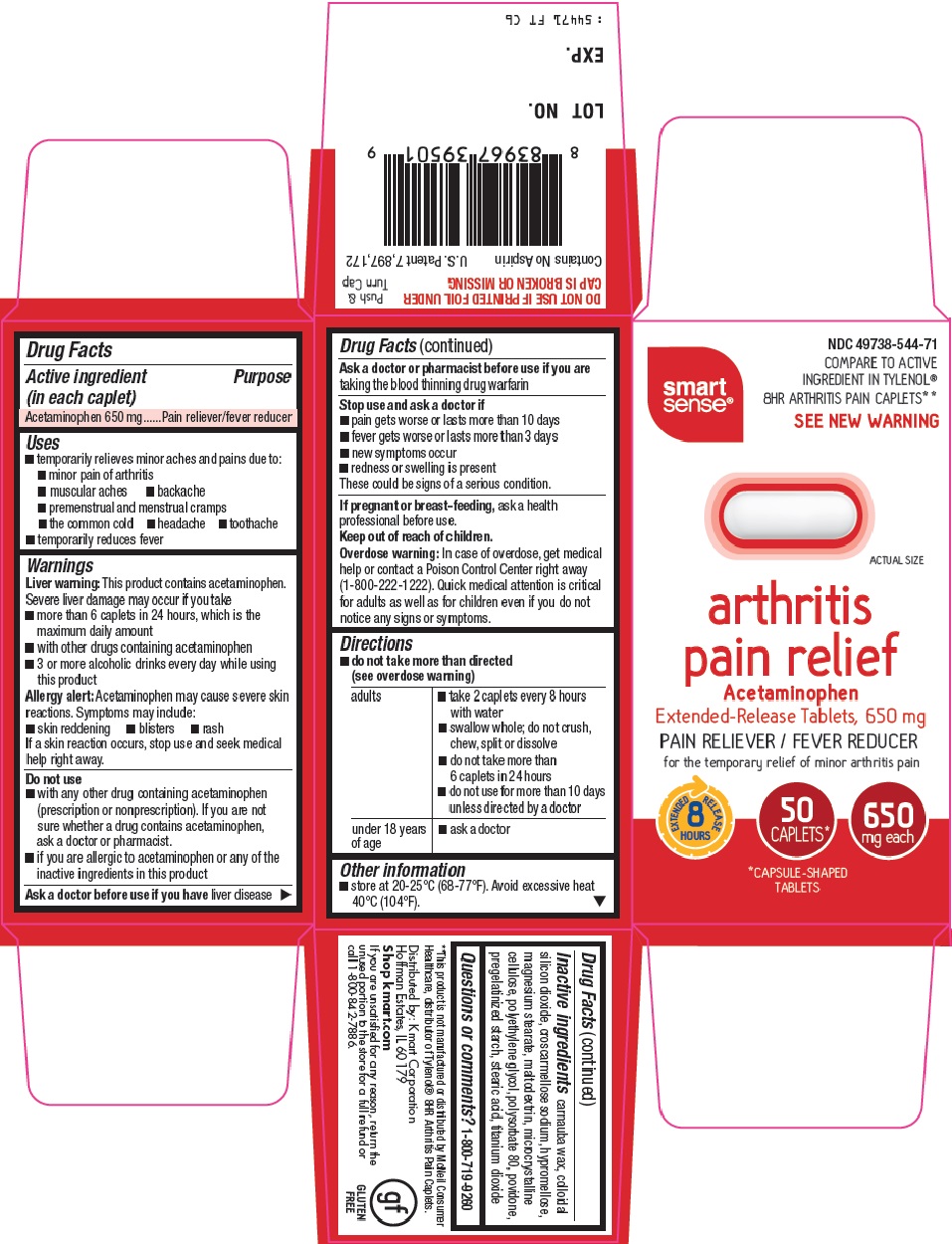 Is Smart Sense Arthritis Pain Relief | Acetaminophen Tablet, Film Coated, Extended Release safe while breastfeeding