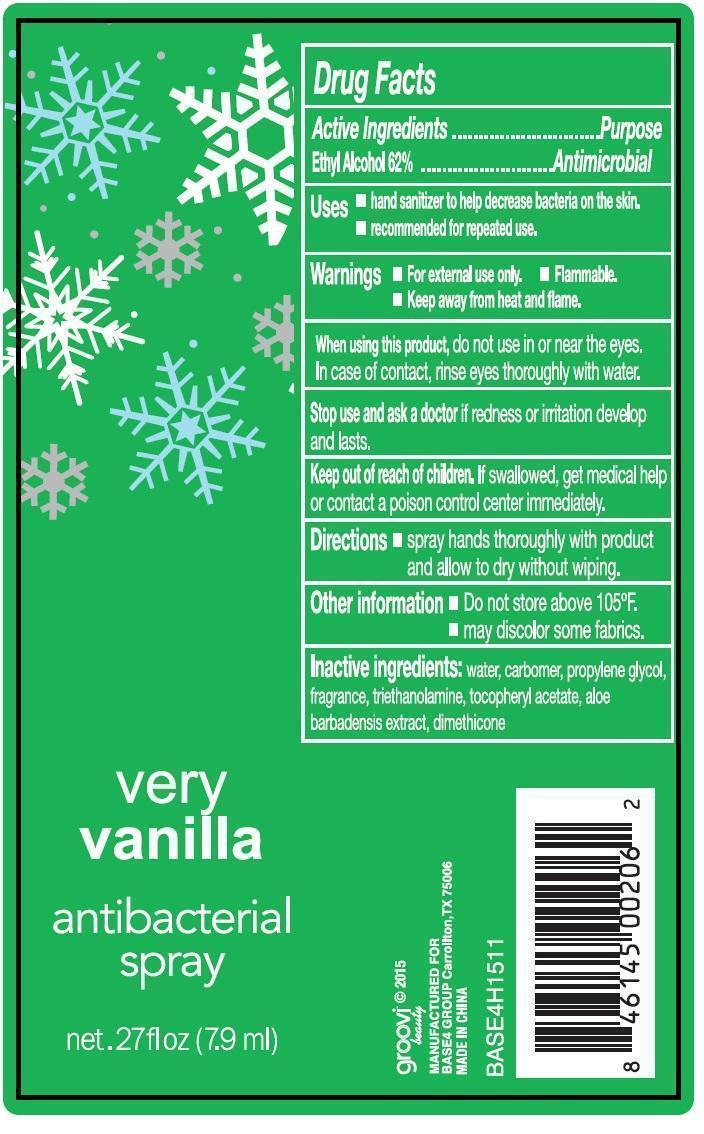 Very Vanilla Antibacterial | Ethyl Alcohol Spray while Breastfeeding