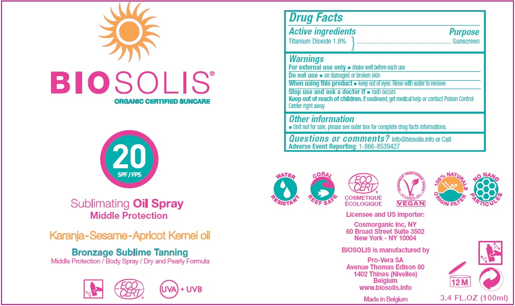 Is Biosolis Sublimating Sun Spf20 | Titanium Dioxide Oil safe while breastfeeding