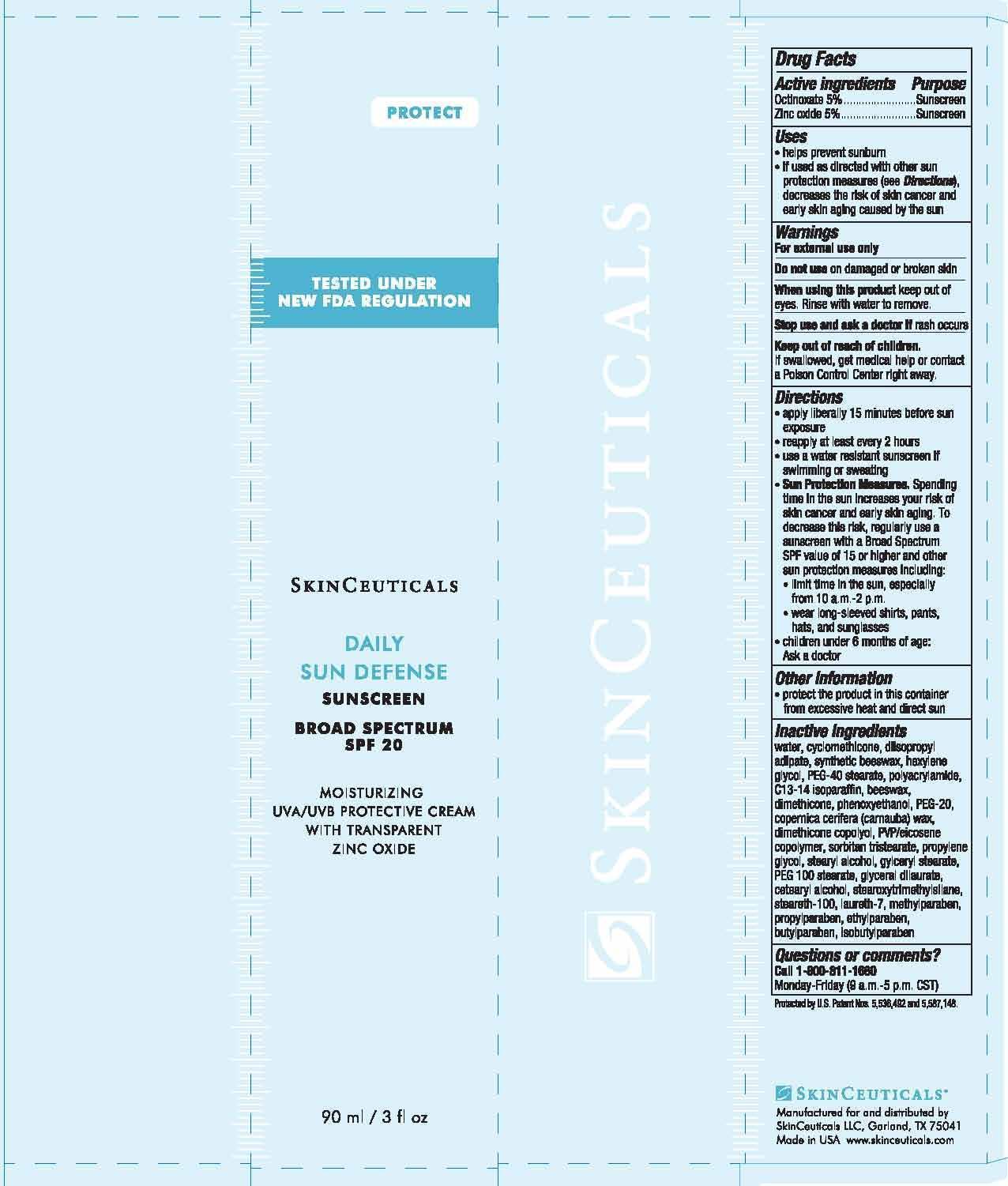 Skinceuticals Daily Sun Defense Broad Spectrum Spf 20 Sunscreen | Octinoate And Zinc Oxide Cream while Breastfeeding