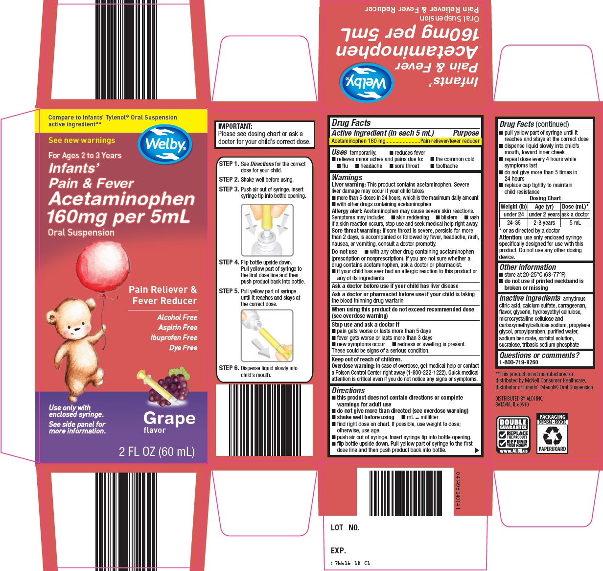 Welby Infants Acetaminophen | Acetaminophen Suspension Breastfeeding