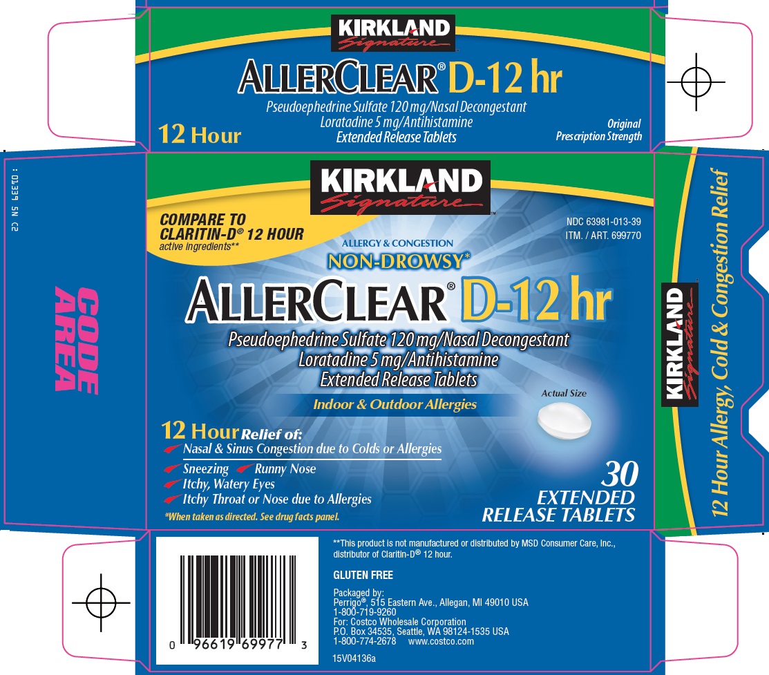 Kirkland Signature Allerclear D 12 Hr | Loratadine, Pseudoephedrine Tablet, Extended Release Breastfeeding