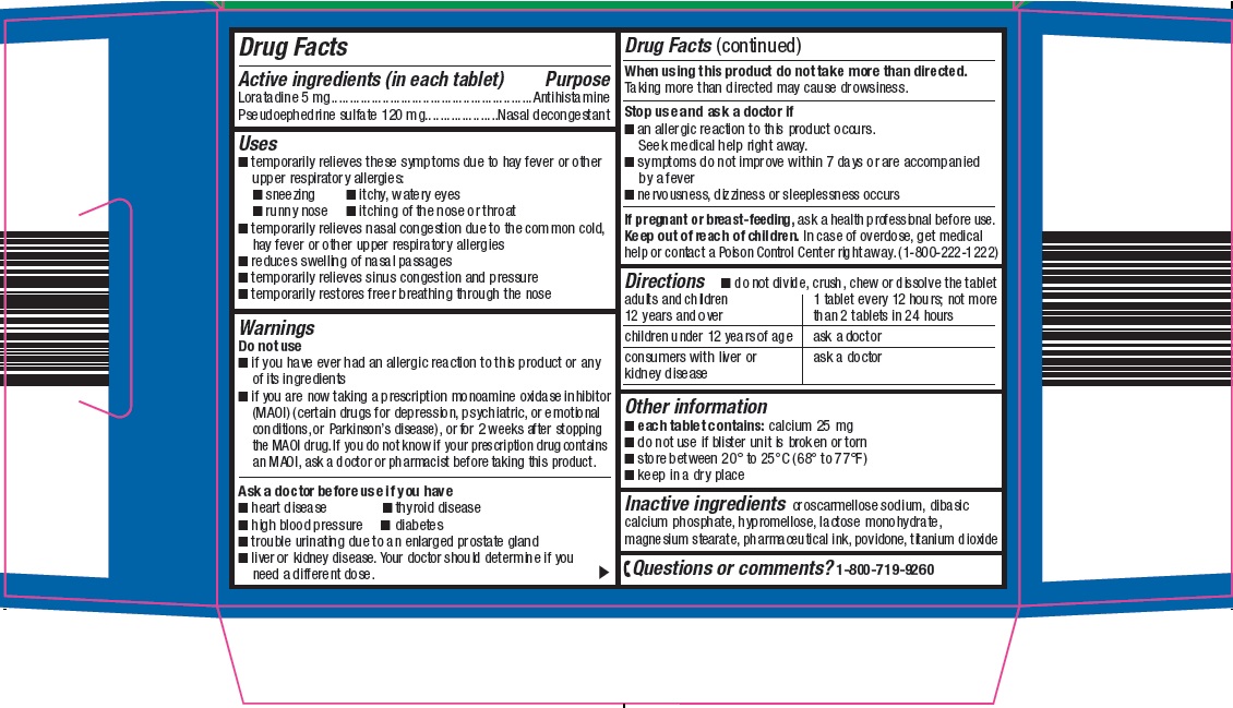 Is Kirkland Signature Allerclear D 12 Hr | Loratadine, Pseudoephedrine Tablet, Extended Release safe while breastfeeding