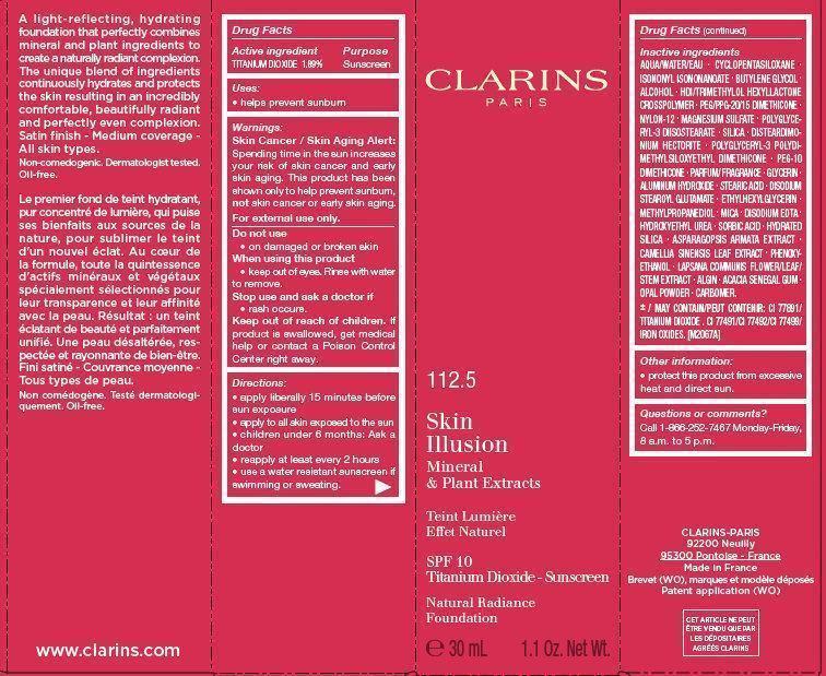 Is Clarins Skin Illusion Spf 10 Natural Radiance Foundation Tint 112.5 | Titanium Dioxide Liquid safe while breastfeeding