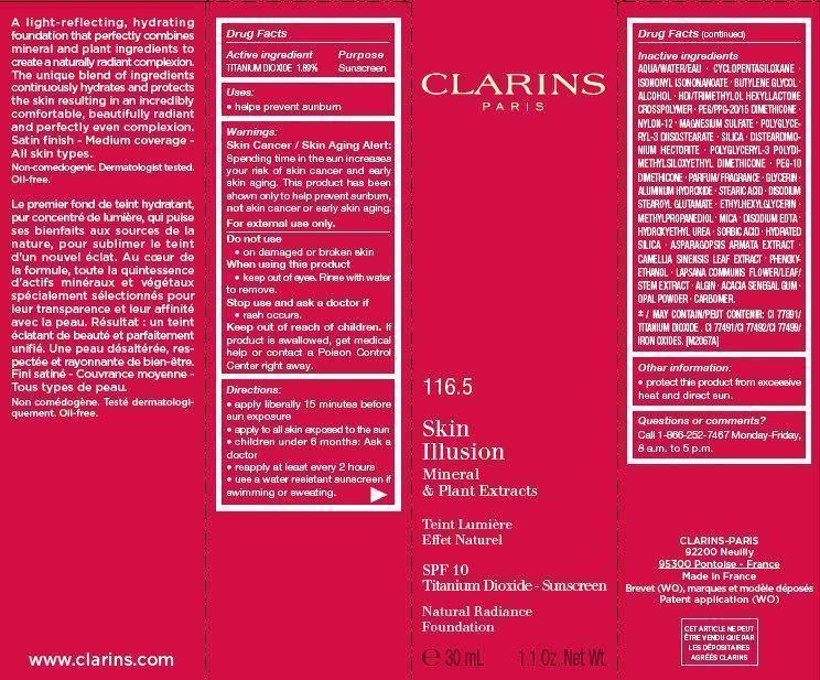 Is Clarins Skin Illusion Spf 10 Natural Radiance Foundation Tint 116.5 | Titanium Dioxide Liquid safe while breastfeeding