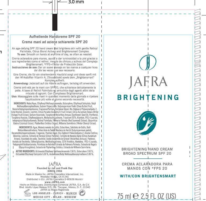 Is Brightening Hand Broad Spectrum Spf 20 Jafra | Avobenzone, Octinoxate, Octisalate, Octocrylene Cream safe while breastfeeding