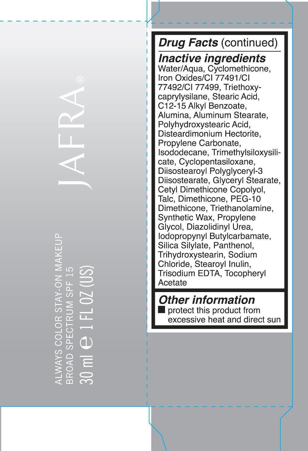Sienna Always Color Stay-on Makeup Broad Spectrum Spf 15 Jafra while Breastfeeding