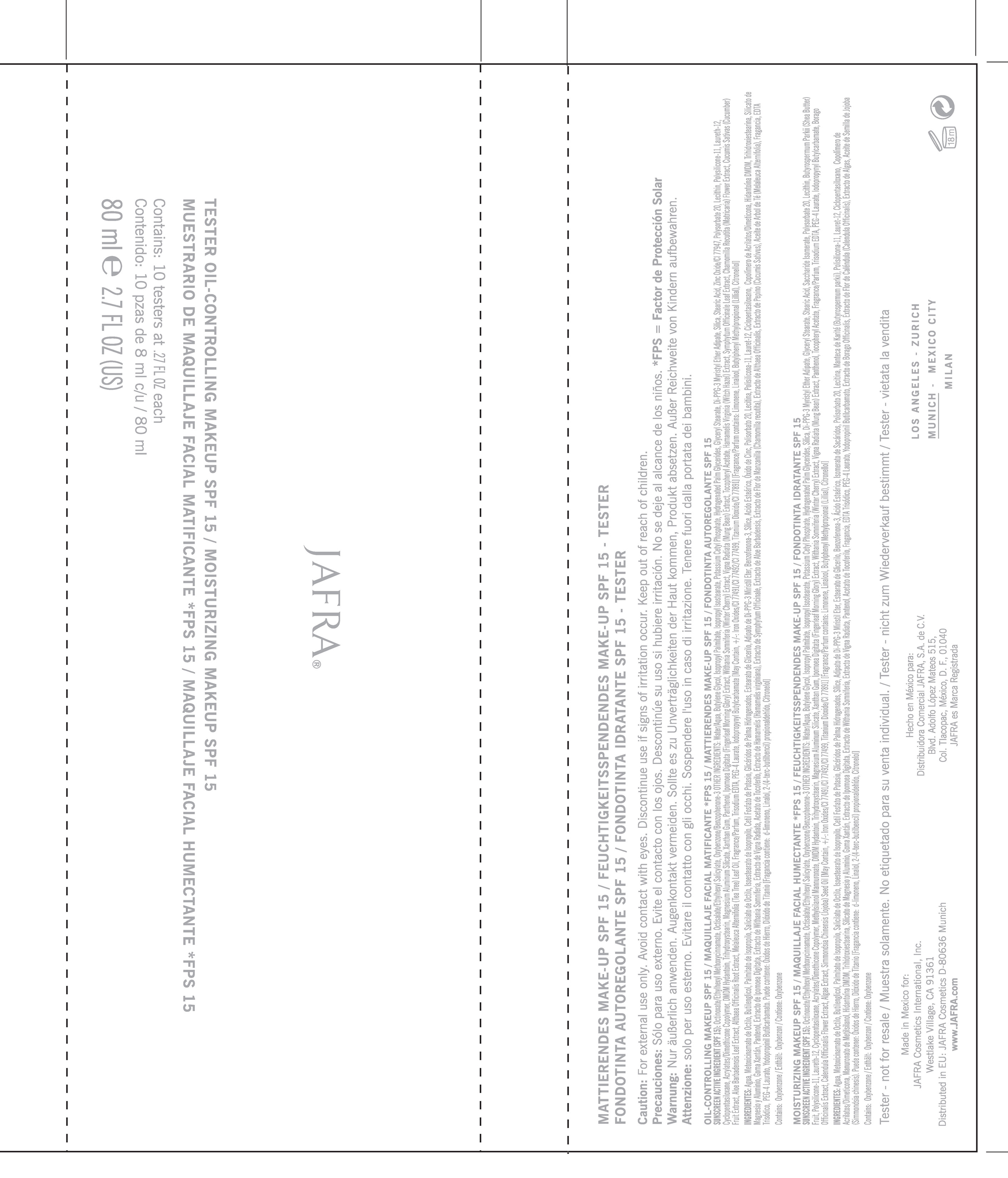 Oil Control Testers Spf 15 | Octinoxate, Octisalate, Octocrylene Lotion while Breastfeeding