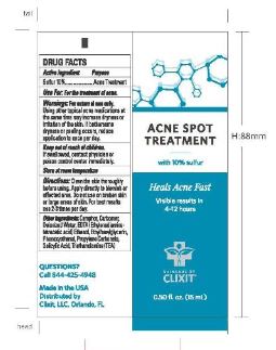 Clixit Acne Spot Treatment | Sulfur Acne Treatment Ointment while Breastfeeding