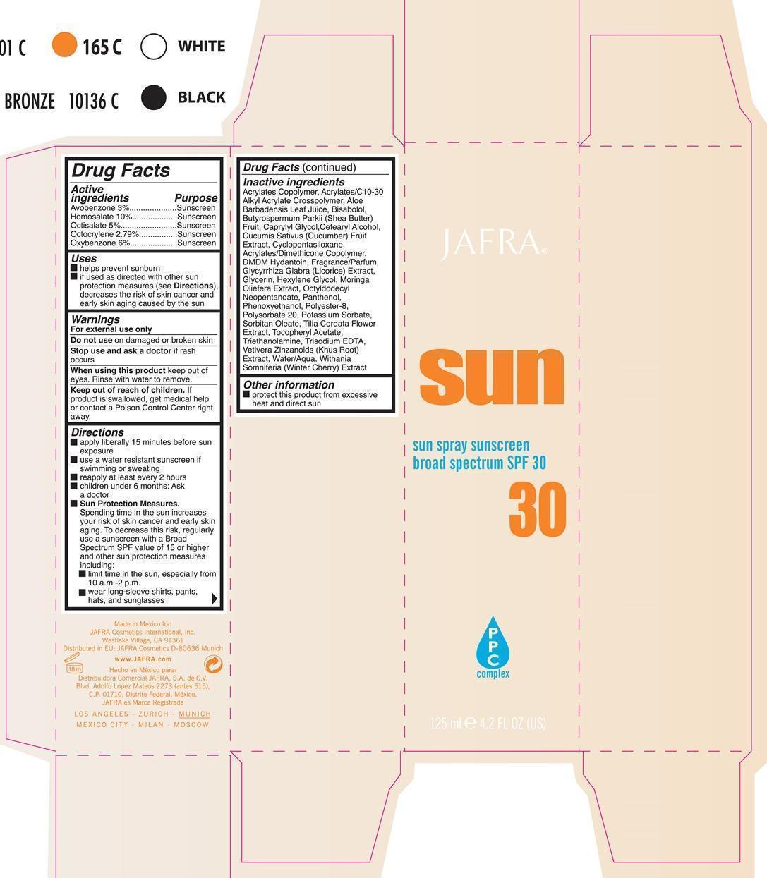 Sun Broad Spectrum Spf 30 Jafra | Avobenzone, Homosalate, Octisalate, Octocrylene, Oxybenzone Spray while Breastfeeding