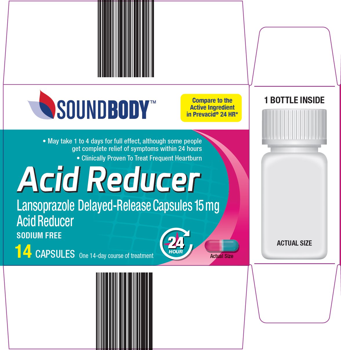 Sound Body Acid Reducer | Lansoprazole Capsule, Delayed Release while Breastfeeding