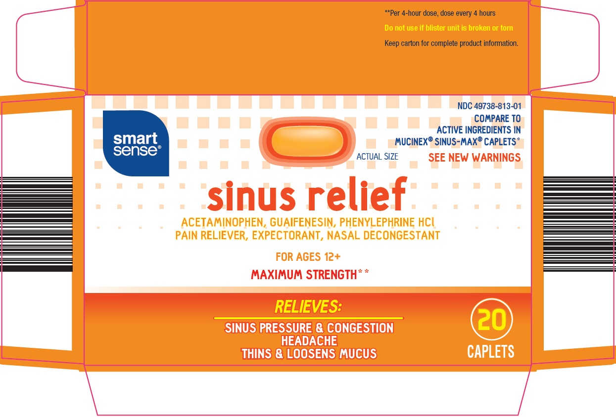 Smart Sense Sinus Relief | Acetaminophen, Guaifenesin, Phenylephrine Hcl Capsule Breastfeeding