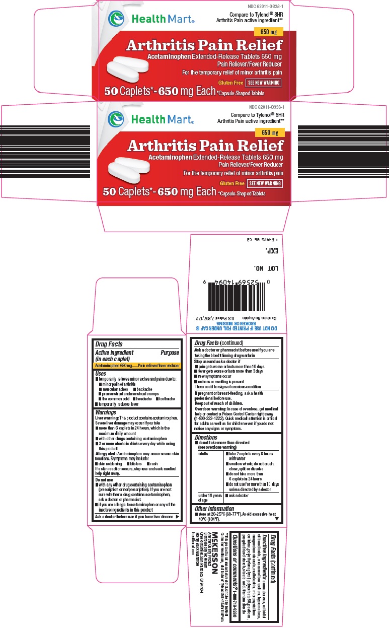 Health Mart Arthritis Pain Relief | Acetaminophen Tablet, Film Coated, Extended Release while Breastfeeding