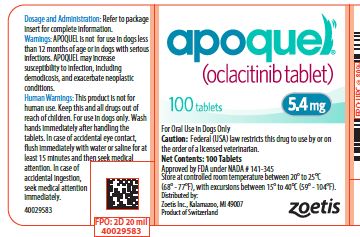 5.4 mg Tablet Bottle Label