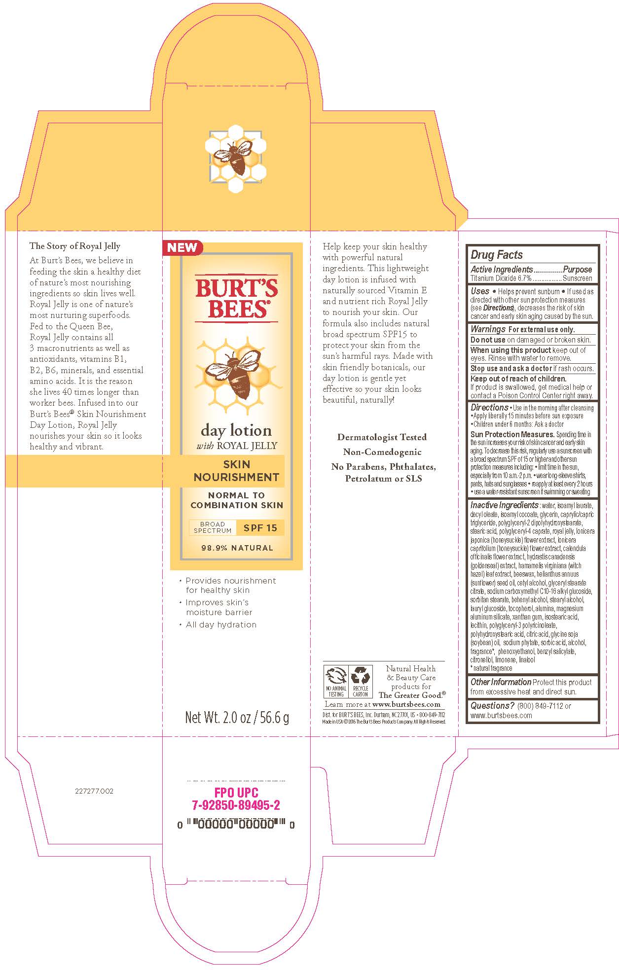 Skin Nourishment Day Broad Spectrum Spf 15 | Zinc Oxide Lotion while Breastfeeding
